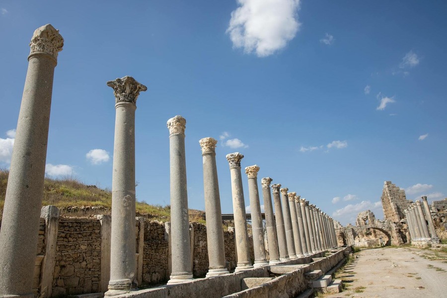 Perge Antik Kenti - Sütunlu Cadde