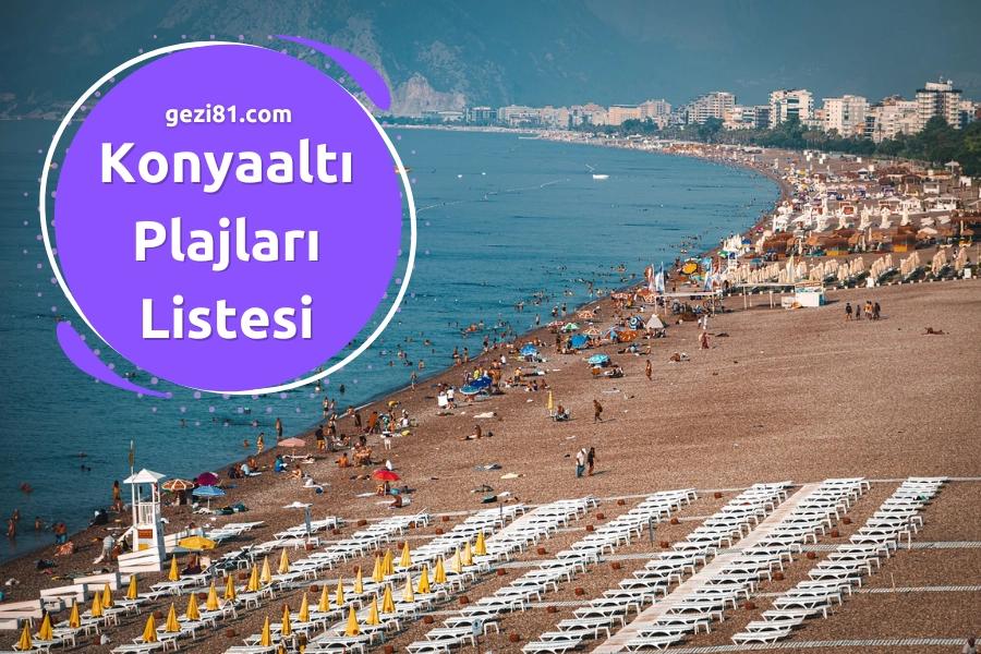 Konyaaltı Plajları Listesi