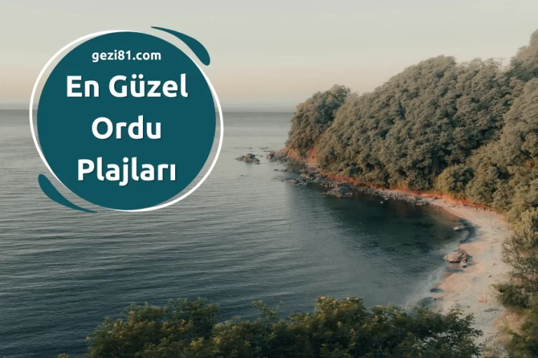 Ordu’da Denize Girilecek Yerler